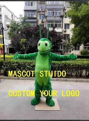 #ad Grasshopper Mascot Costume Suit Cosplay Party Game Dress Unisex Halloween Adults AU $601.47