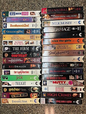 #ad VHS Movies of various titles and genre#x27;s $2.99
