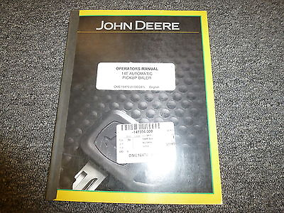#ad John Deere 14T Automatic Pickup Baler Owner Operator Manual User Guide OME16470 $73.08