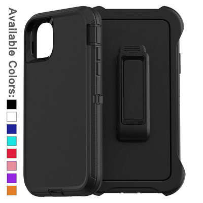 #ad For Apple iPhone 11 Pro Max Case Cover Shockproof Series Fits Defender Belt Clip $12.89