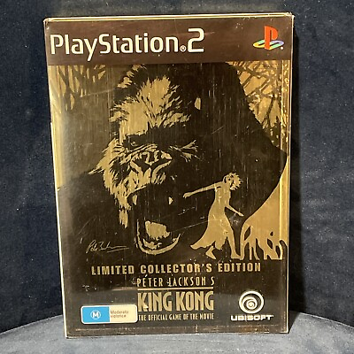 #ad PS2 Limited Collector#x27;s Edition King Kong Steel Book with Manual Bonus Disk AU $49.95