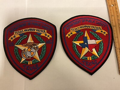 #ad Texas Highway Patrol collectors patch set 2 pieces $9.95