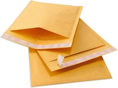 #ad 500 #000 4x8 Kraft Paper Bubble Padded Envelopes Mailers Shipping Case 4quot;x8quot; $30.00