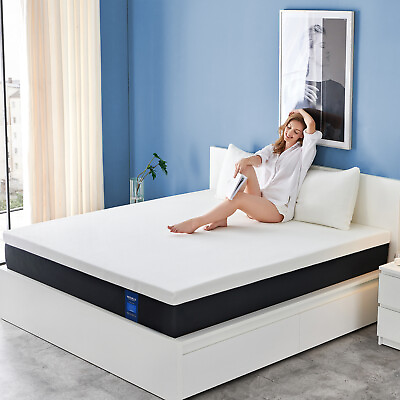 #ad 10 inch Queen Size Memory Foam Mattress With More Pressure Relief Bed in a Box $230.45