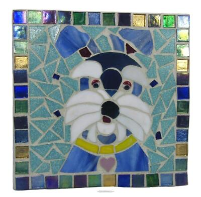 #ad Decorative Feature Tile Trivet Hand Crafted Mosaic Scotty Terrier Dog 20 x 20 cm AU $31.91