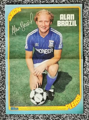 #ad Roy Rovers Preprinted Signed Centre Page Football Pictures Ipswich Town Various GBP 3.95