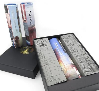 #ad Retro 51 Space Race Series Apollo Gemini amp; Mercury 3 Pen Box Set $650.00