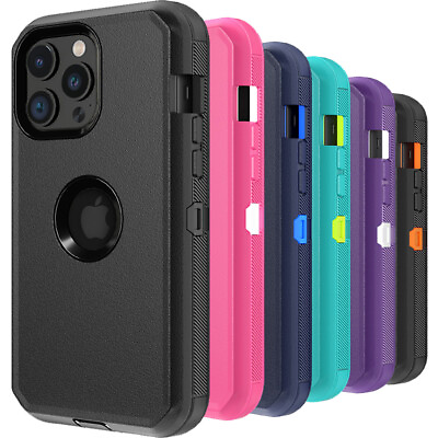 #ad #ad For iPhone 15 Pro Max 14 13 12 11 Case Shockproof Cover Fits Otterbox Defender $7.58