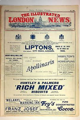 #ad Illustrated London News US Edition Vol. 44 #1131 VG 1909 $28.00