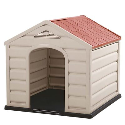 #ad Dog Houses Made with Plastic UBQ 23 x 24 x 26.8 in for Medium and Small Pet... $112.99