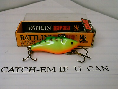 #ad Rapala fishing lure # rnr 4ft Fire tiger CATCH EM IF U CAN #201 $5.99