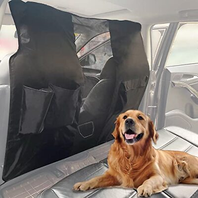 #ad Dog Car Net Barrier for SUV Dual Layer Pet Car Divider Back Seat Barrier Ne... $38.57