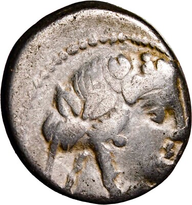 #ad M. VOLTEIUS .78 B.C. silver denarius Rome 125BC Silver Roman Republic Coin $137.78