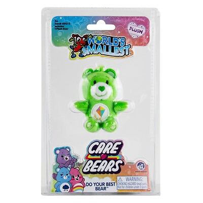 #ad Super Impulse World#x27;s Smallest Care Bears Do Your Best Bear 2.75 Inch Plush NEW $10.99