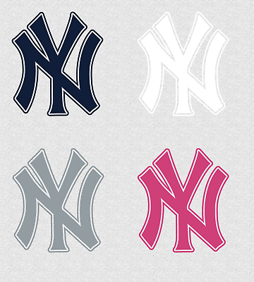 #ad New York Yankees NY Logo With Outline Decal Stickers $4.99