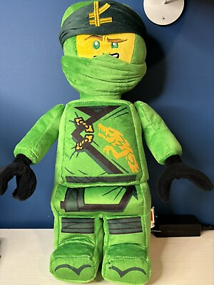 #ad Lego 20 in. Plush Ninjago Ninja Lloyd Plush Green Warrior New With Tag 20quot; $19.99