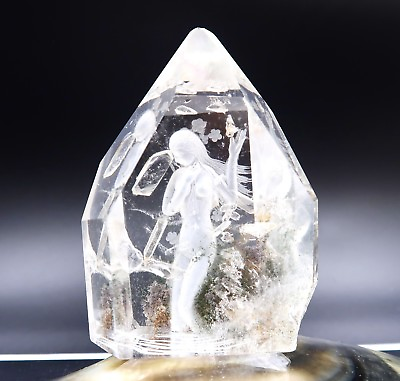 #ad GORGEOUS EXOTIC AAAAA POLISHED amp; CARVED BRAZILIAN CRYSTAL QUARTZ WOMAN INSIDE $359.00