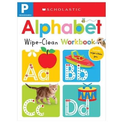 #ad Pre K Alphabet Wipe Clean Workbook: Scholastic Early Learn Mixed Media Product $13.58