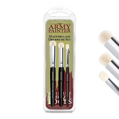 #ad The Army Painter Dry Brush Set Masterclass Paint Brush Set Miniature Painting $19.57