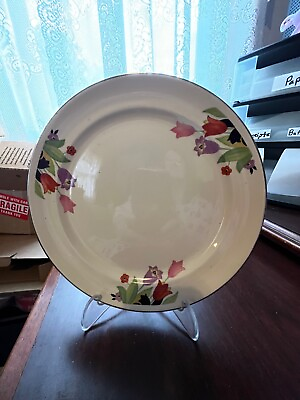 #ad Hall Superior China Crocus Pattern 9 1 8 inch BREAKFAST Plate $20.00