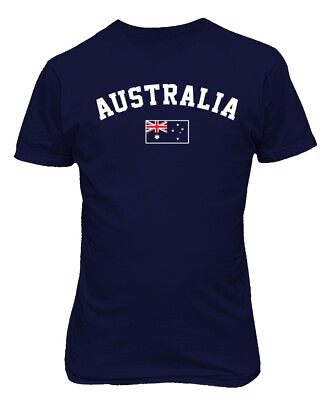 #ad Australia Soccer National Flag Country Football Unisex T Shirt $17.99
