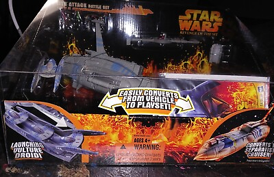 #ad 2005 Star Wars Revenge of the Sith Sith Attack Battle Set Many Star Wars Items $59.55