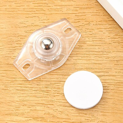 #ad 10PCS Self Adhesive Caster Wheels 360 Degree Rotation Sticky Pulley Small Wheels C $11.53