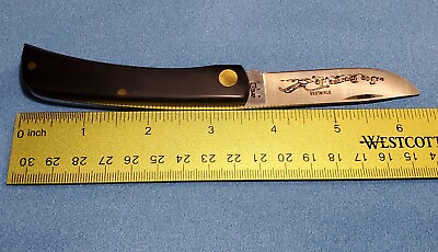 #ad New Old Stock Case Pocketknife Jet Black Synthetic Sod Buster Junior #00095 $49.49