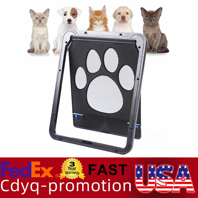 #ad Pet Doors Dog Door for Screen Door Sliding Dogs Cat Animal Flap Door $9.50