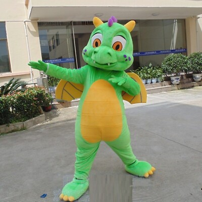 #ad dragon Mascot Costume Cosplay Party Dress Clothing Halloween Adults $161.99