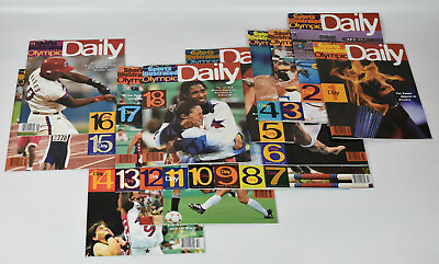 #ad SET 1996 Sports Illustrated Olympic Daily Day Total ALL 18 Magazines NEW MINT $116.99