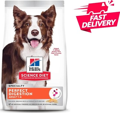 #ad Hill#x27;s Science Diet Adult Dog Dry Food Perfect Digestion Salmon 22 lb. Bag $159.99