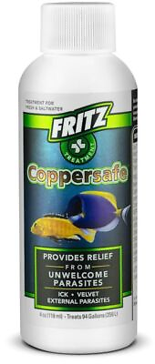#ad Fritz Mardel Copper Safe for Freshwater and Saltwater Aquariums $115.96
