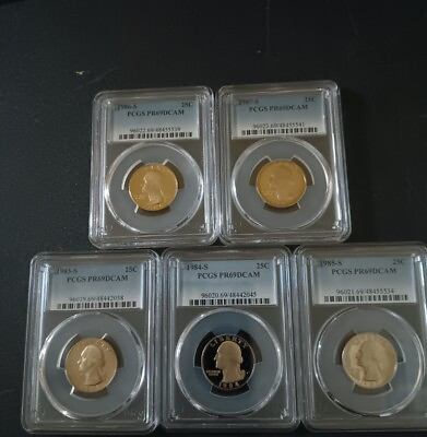 #ad PCGS Lot Of 5 Coins $75.00
