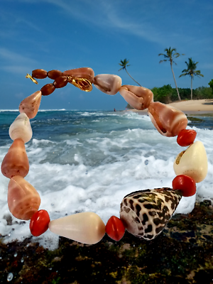 #ad Summer Fashion Shell Beads Bracelet Bangle Women Wedding Jewelry Gift $33.00