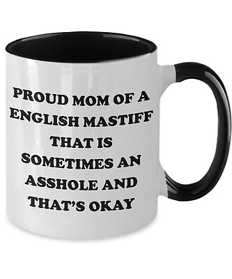 #ad English Mastiff Dog Mom Mug English Mastiff Mom Gift English Mastiff Gifts For $18.99