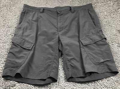 #ad The North Face Mens Shorts Size 36 Dark Gray Flat Front High Rise Cargo Pockets $15.99