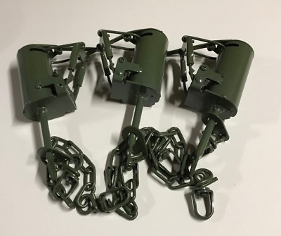 3 Powder Coated FPS DP Dog Proof Coon Traps Trapping Raccoon NEW SALE $49.64