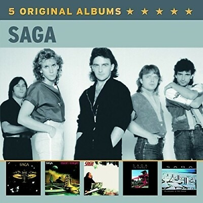 #ad SAGA 5 ORIGINAL ALBUMS NEW CD $32.07