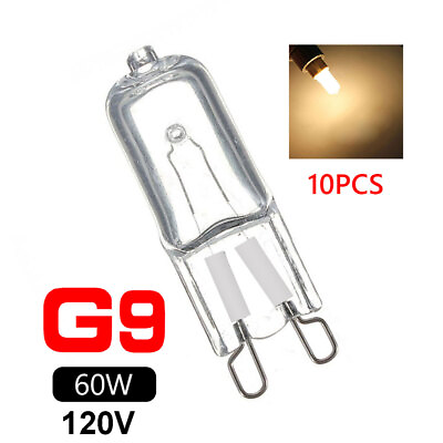 #ad 10 PCS G9 120V Light 60W LED Bulb T4 Bi Pin base Dimmable 2700K USA $10.98