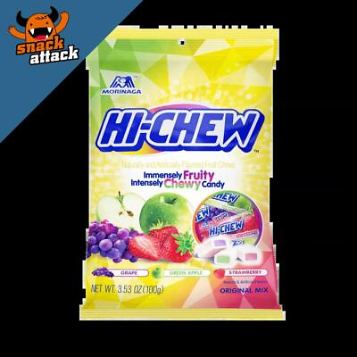 #ad HI CHEW ORIGINAL MIX Juicy Chewy Fruity 2 cases of 6 BEST PRICE $38.89