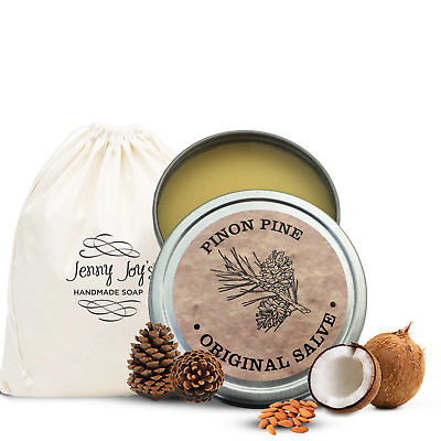 #ad JENNY JOY#x27;S HANDMADE SOAP Original Soothing Pinon Pine Salve 2 oz $18.99