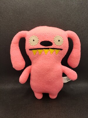 #ad Uglydoll Classic Plush Doll Hib Eyebye 6.5quot; Hot Pink Pretty Ugly Toy ULTRA RARE $39.99