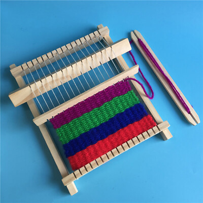 #ad Wooden Weaving Loom Craft Yarn DIY Hand Knitting Machine Kids Educatio y $8.87
