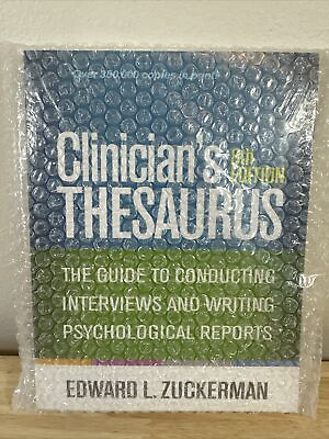 #ad Clinician#x27;s Thesaurus 8th Edition : The Guide to Conducting Interviews and... $28.00