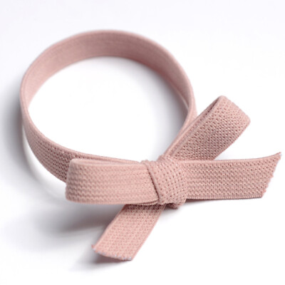 #ad 1Pcs Solid Color Bow Knotted Hair Rubber Band Hair Ties High Elastic Hair Rope C $0.99