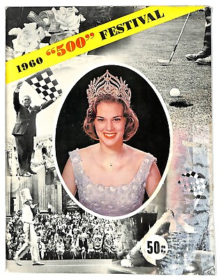 #ad 1960 quot;500quot; Festival Program 100pp INDY 500 Many Local Ads $24.99