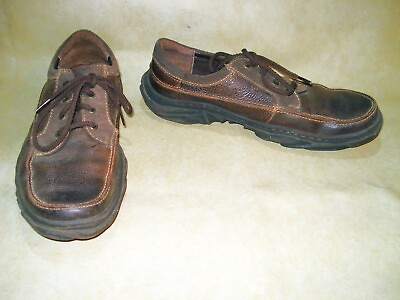 #ad BORN Lace Leather Comfort Casual Shoes Brown Mens 12 Euro 46 Medium $19.99