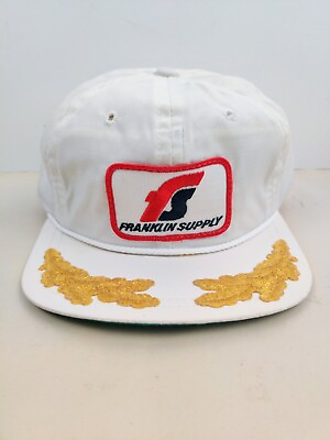 #ad Vintage Franklin Supply Patch Scrambled Eggs Trucker Hat Cap $34.00
