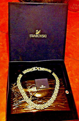 #ad Genuine Authentic Swarovski Collar Necklace. SEE NOW BUY NOW NEW LOW PRICE $299.29